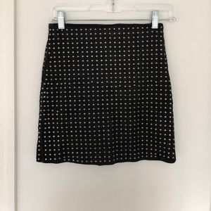 Studded Mini Skirt